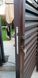 Распашные ворота 3 м х 1,6 м метра ЖАЛЮЗИ КСС (свари сам) с калиткой и автоматикой Bramus КССКР 61 фото 5