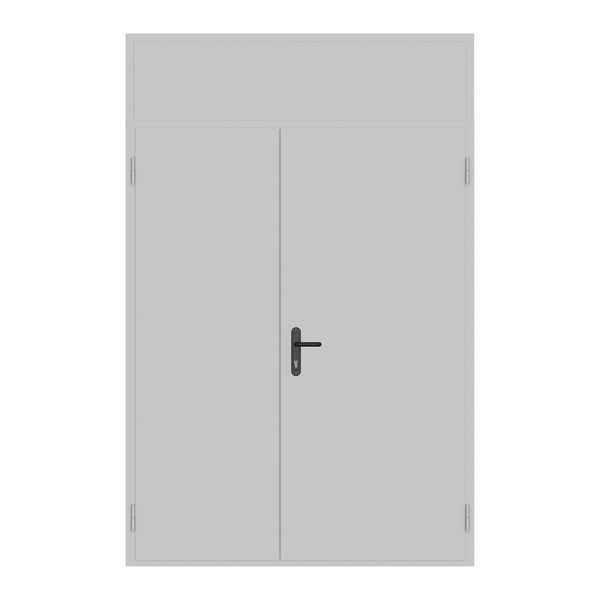 Техническая металлическая дверь с фрамугой, 2100*1600 мм, ДМУ 25-16 Фр ДМУ 25-16 Фр фото