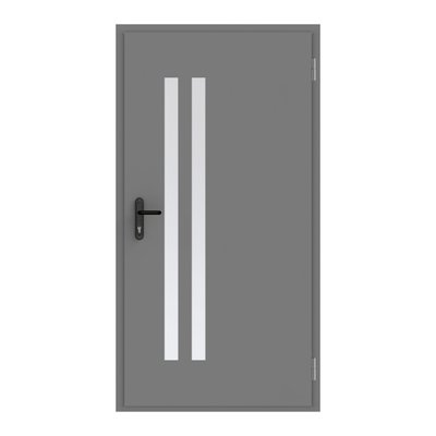 Технічні металеві двері зі склом,2000*800 мм, ДМУ 20-8 СТ ДМУ 20-8 Ст фото