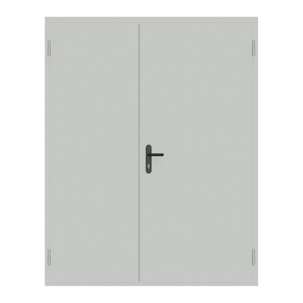Дверь противопожарная двухстворчатая 2100х1600 мм, ДМП 21-16 EI30 ДМП 21-16 EI30 фото