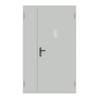 Протипожежні двері двостулкові зі склом 2100х1200 мм, ДМП 21-12 EI30 C ДМП 2 21-12 EI30 Cт фото
