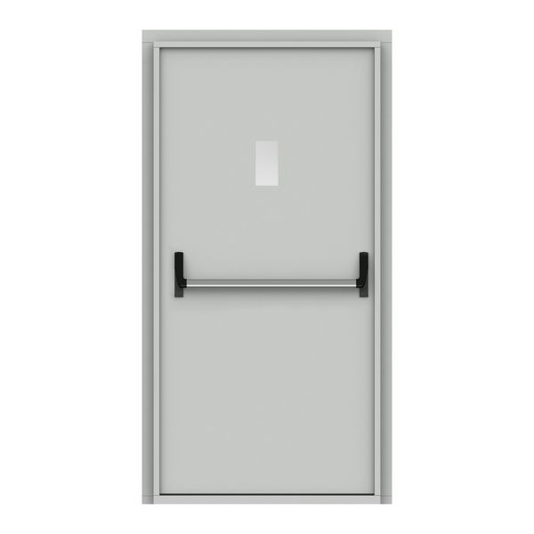 Протипожежні двері одностулкові антипаніка 2100х900 мм, ДМП 21-9 EI60 Ст А ДМП 21-9 ЕІ-60 Ст А фото
