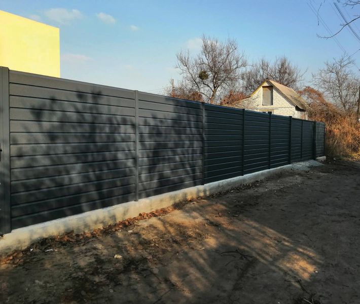 Забор с зашивкой Ранчо N образный 115 мм. ПР N 115 фото