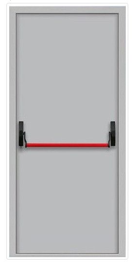 Протипожежні двері одностулкові антипаніка 2100х900 мм, ДМП 21-9 EI60 А ДМП 21-9 ЕІ-60 А фото