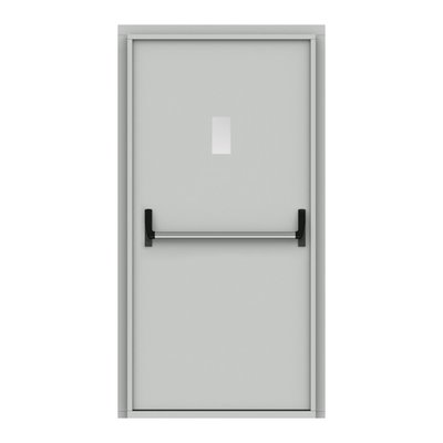 Протипожежні двері одностулкові антипаніка зі склом 2100х900 мм, ДМП 21-9 EI30 СА ДМП 21-9 ЕІ-30 Ст А фото
