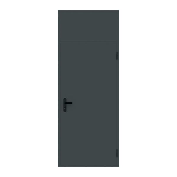 Техническая металлическая дверь с фрамугой, 2500*900 мм, ДМУ 25-9 ДМУ 25-9 Фр фото