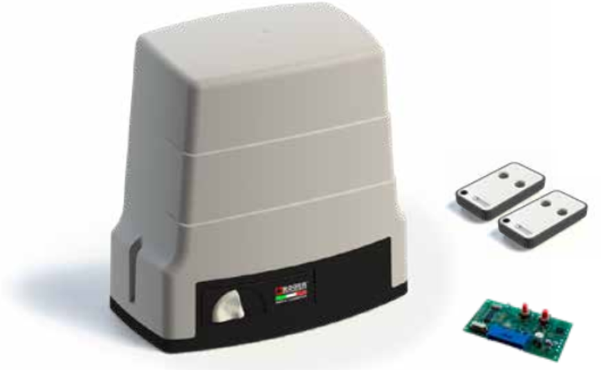 Mini комплект Roger Technology H30/640 для воріт відкатних масою до 600 кг з механічними кінцевими вимикачами 108 фото